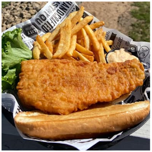 The Mighty Fish Sandwich @ Dockside Marina • Bar • Grille