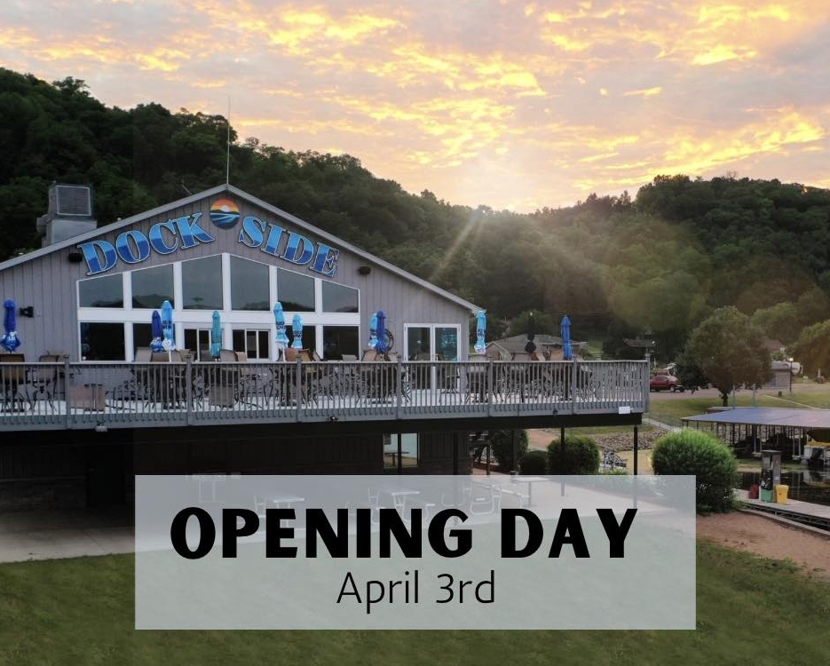 Dockside Marina • Bar • Grille | Opening Day | April 3, 2025